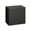 File Cabinets*HON 400 Series 2-Drawer Lateral File Cabinet, Letter/Legal Size, Lockable, 28.375"H x 30"W x 19.25"D, Charcoal (432LS)