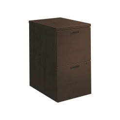 File Cabinets*HON 10500 Series 2-Drawer Mobile Vertical File Cabinet, Letter/Legal Size, Lockable, Mocha (105104MOCH)