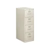 File Cabinets*HON 310 Series 4-Drawer Vertical File Cabinet, Legal Size, Lockable, 52"H x 18.25"W x 26.5"D, Light Gray (314CPQ)