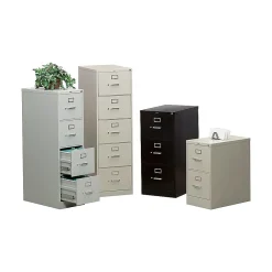 File Cabinets*HON 310 Series 4-Drawer Vertical File Cabinet, Legal Size, Lockable, 52