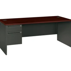 Computer Desks*HON ® 38000 Series Left Pedestal Desk 72