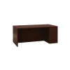 Computer Desks*HON 10500 Series Right Pedestal Desk, 2 Box/1 File Drawer, 72"W, Mahogany Finish