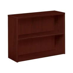 Bookcases*HON 10500 Series 2-Shelf Bookcase, 29 5/8"H x 36"W x 13 1/8"D, Mahogany (H105532NN)