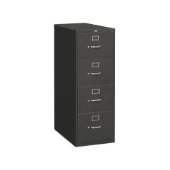 File Cabinets*HON 310 Series Vertical File Cabinet, Legal, 4-Drawer, Charcoal, 26 1/2