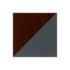 Computer Desks*HON 38000 Series 72"W Double Pedestal Desk, Mahogany/Charcoal (H38180NS)