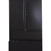 File Cabinets*HON Brigade 800 Series Lateral File Cabinet with Storage, Letter/Legal, 2-Drawer, Black, 19 1/4"D