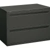 File Cabinets*HON Brigade® 700 Series Lateral File, 2-Drawer, Charcoal (792LS)
