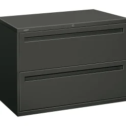 File Cabinets*HON Brigade® 700 Series Lateral File, 2-Drawer, Charcoal (792LS)