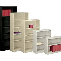 Bookcases*HON Brigade 6-Shelf Steel Standard Bookcase, 81.13