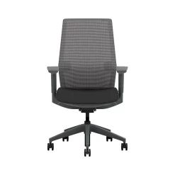 Office Chairs*HON Cipher Mesh/Fabric Swivel Task Chair, Black/Charcoal (HCFRT.STC.H.S.IC.CU10.TC00.AL.ST.SB.S)