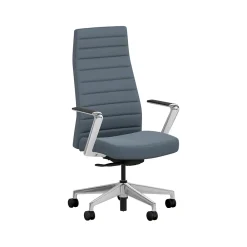 Office Chairs*HON Cofi Fabric Swivel Executive Chair, Nimbus/Polished Aluminum (HCFEU.W0.STC.P.H.UR93.CHSTC09.PA)