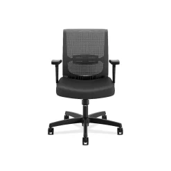 Office Chairs*HON Convergence Mesh Back Vinyl Task Chair, Black (CMS1AUR10)