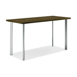 Corner Desks*HON Coze 42"W Desk, Florence Walnut and Silver (RPL2442FWP6)