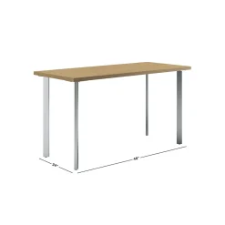 Computer Desks*HON Coze 48"W Desk, and Silver (RPL2448N1P6) Natural Recon