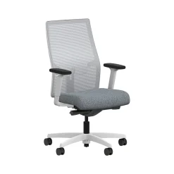 Office Chairs*HON Ignition 2.0 Fabric/Mesh Swivel Task Chair, Basalt/Designer White (HIWMMKD.Y2.A.H.IF.APX25.DW.SB.DWX)