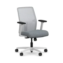 Office Chairs*HON Ignition 2.0 Fabric/Mesh Swivel Task Chair, Basalt/Designer White (HITLMKD.Y1.A.H.IF.APX25.DW.SB.DWX)
