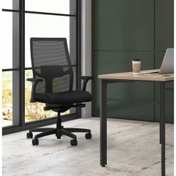 Office Chairs*HON Ignition 2.0 Mesh/Fabric Computer and Desk Chair, Black (I2M2AMLCPIP)