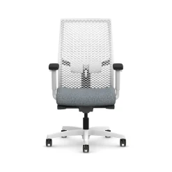 Office Chairs*HON Ignition 2.0 ReActiv Fabric Swivel Task Chair, Basalt/Designer White (HIWMRAKD.Y2.A.H.DWR.APX25.DW.SB.DWX)