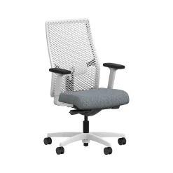 Office Chairs*HON Ignition 2.0 ReActiv Fabric Swivel Task Chair, Basalt/Designer White (HIWMRAKD.Y2.A.H.DWR.APX25.DW.SB.DWX)