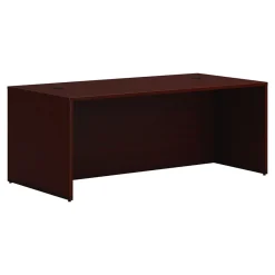 Office Desks*HON Mod 72" Desk Shell, Traditional Mahogany (HLPLDS7236.LTM1)