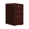 File Cabinets*HON Mod 3-Drawer Mobile Vertical File Cabinet, Letter/Legal Size, Lockable, Traditional Mahogany (PLPMBBFLT1)