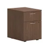 File Cabinets*HON Mod 2-Drawer Vertical File Cabinet, Mobile Pedestal, Letter/Legal, Sepia Walnut, 20" (HLPLPMBF.LSE1)
