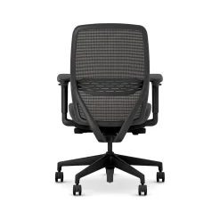 Office Chairs*HON Nucleus Fabric/Mesh Swivel Task Chair, Black (HNR1KD.Y2.STC.A.H.IM.UR10.BL.SB.T)