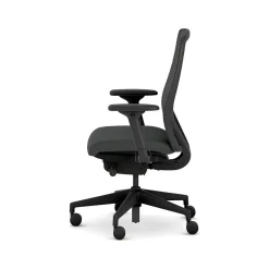 Office Chairs*HON Nucleus Fabric/Mesh Swivel Task Chair, Black (HNR1KD.Y2.STC.A.H.IM.UR10.BL.SB.T)