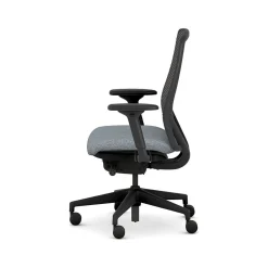 Office Chairs*HON Nucleus Fabric/Mesh Swivel Task Chair, Basalt/Black (HNR1KD.Y2.STC.A.H.IM.APX25.BL.SB.T)