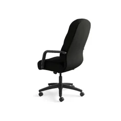 Office Chairs*HON Pillow-Soft Leather Executive Chair, Black (2091SR11T)