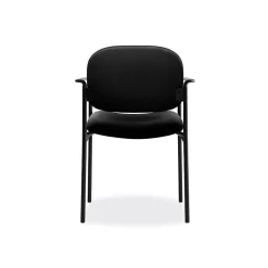 Folding & Stacking*HON Scatter Fabric Stacking Guest Chair, Fixed Arms, Black (BSXVL616VA10)
