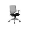 Office Chairs*HON Solve Ergonomic Vinyl Swivel Task Chair, Black/Titanium (HSLVTMR.Y1.A.H.TI.UR10.NL.SB.TI)