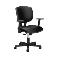 Office Chairs*HON Volt SofThread Leather Task Chair, Black (5703ASB11)