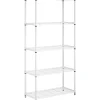 Shelving*Honey-Can-Do Honey Can Do 5-Shelf Metal Unit, 36"W, White (SHF-09623)