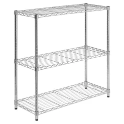 Shelving*Honey-Can-Do Three Tier Storage Shelf, Chrome (SHF-09367)