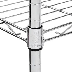 Shelving*Honey-Can-Do 6-Tier Compact Triangle Corner Shelving Unit, Chrome (SHF-10025)