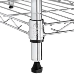 Shelving*Honey-Can-Do 6-Tier Compact Triangle Corner Shelving Unit, Chrome (SHF-10025)