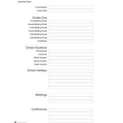 Grade Books*House of Doolittle Class Record Book, 8.5