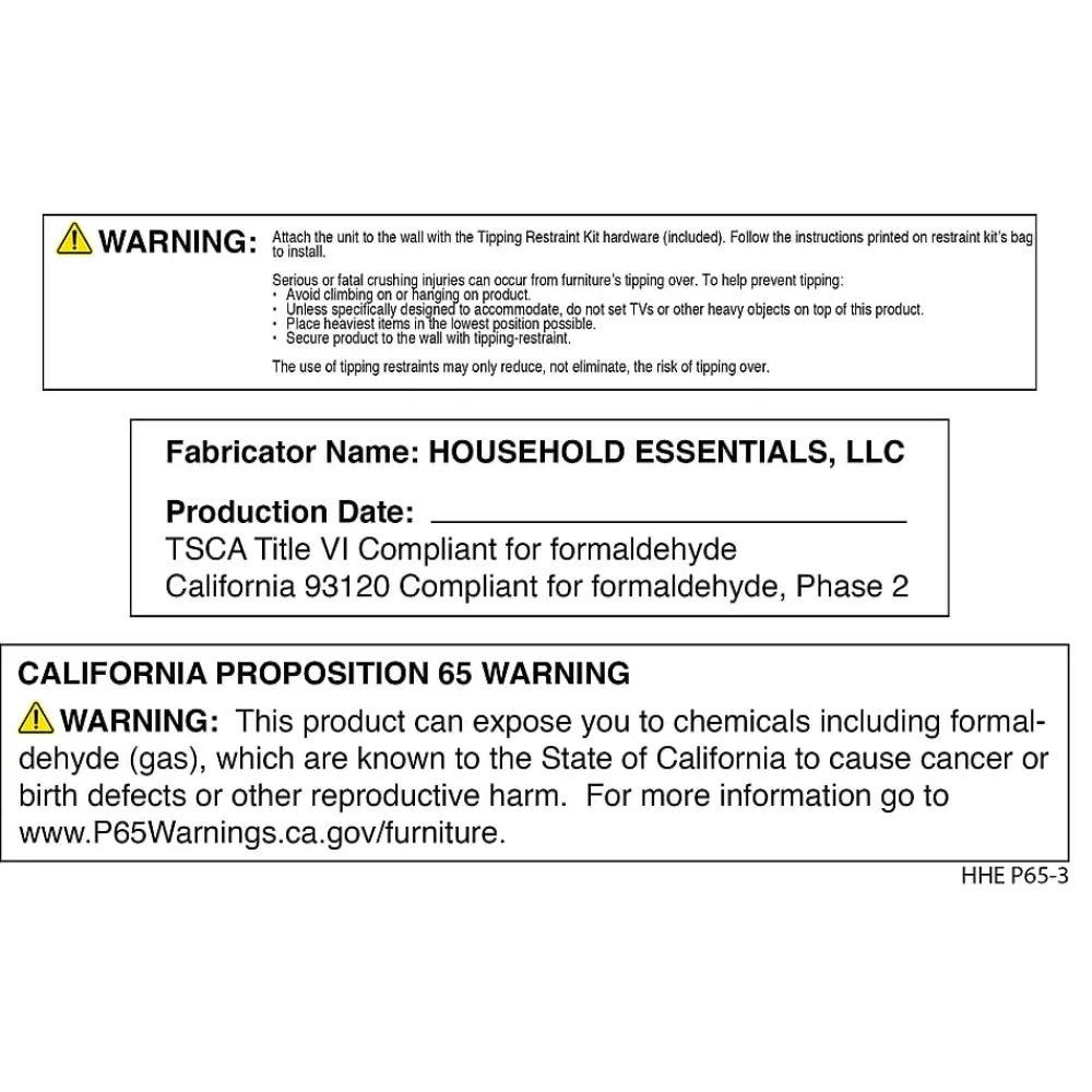 Bookcases*Household Essentials 65"H 6-Shelf Bookcase, (8090-1) Slate Faux Concrete