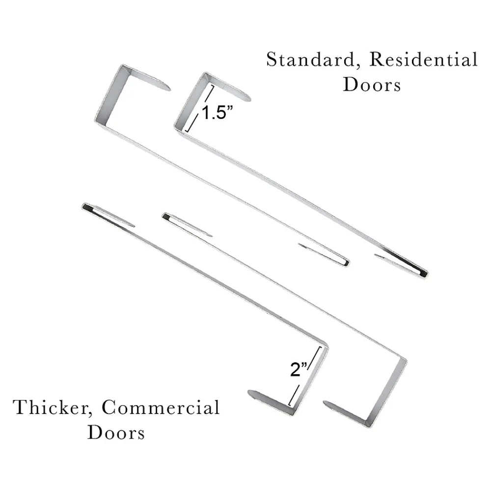 Shelving*Household Essentials 5-Shelf Plastic Over-the-Door Storage Rack, 20", /Black (2192-1) Gray