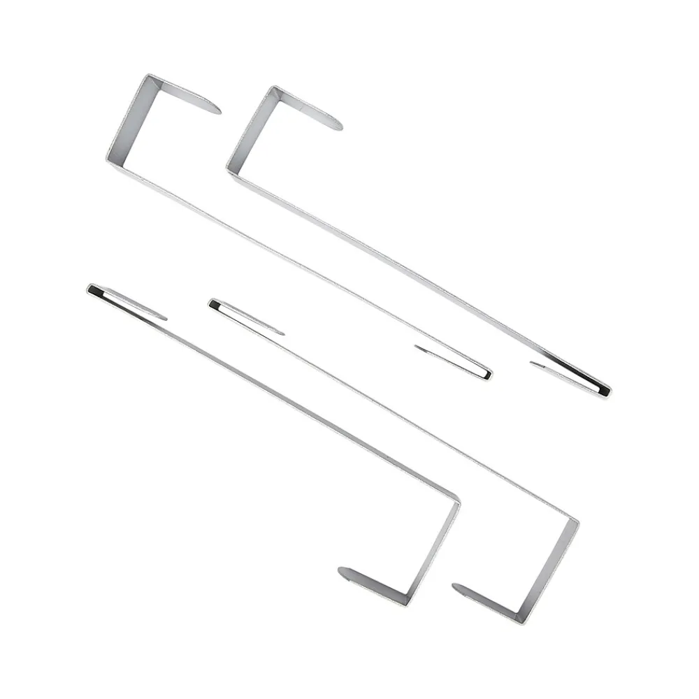 Shelving*Household Essentials 5-Shelf Plastic Over-the-Door Storage Rack, 20", Black (2196-1)