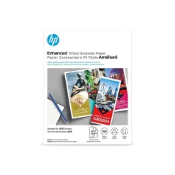 Photo Paper*HP Enhanced Glossy Tri-Fold Business Paper, 8.5" x 11", 150 Sheet/Pack (Q6612A)