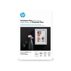Photo Paper*HP Premium Plus Glossy Photo Paper, 4" x 6", 100 Sheet/Pack (CR668A)