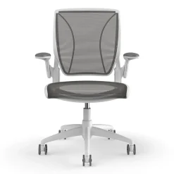 Office Chairs*Humanscale Diffrient World Ergonomic Mesh Swivel Task Chair, White/Black (W11BN10N10SHNSC)