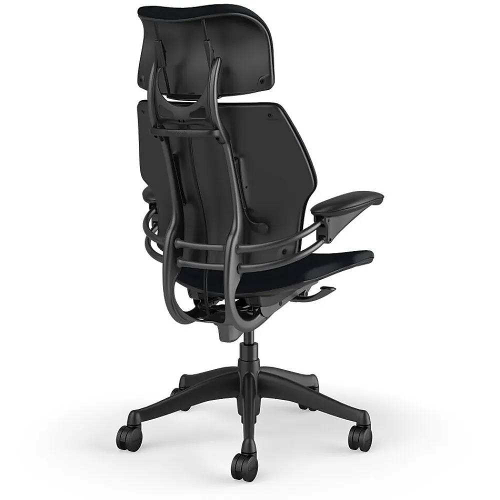 Office Chairs*Humanscale Freedom Headrest Ergonomic Fabric Swivel Task Chair, Black (F211GCF10XFSHNSC)