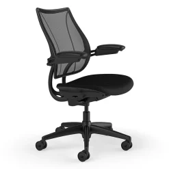 Office Chairs*Humanscale Liberty Ergonomic Fabric Swivel Task Chair, Black (L113BM10FT10XFSHNSC)