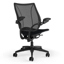 Office Chairs*Humanscale Liberty Ergonomic Fabric Swivel Task Chair, Black (L113BM10CF10XFSHNSC)