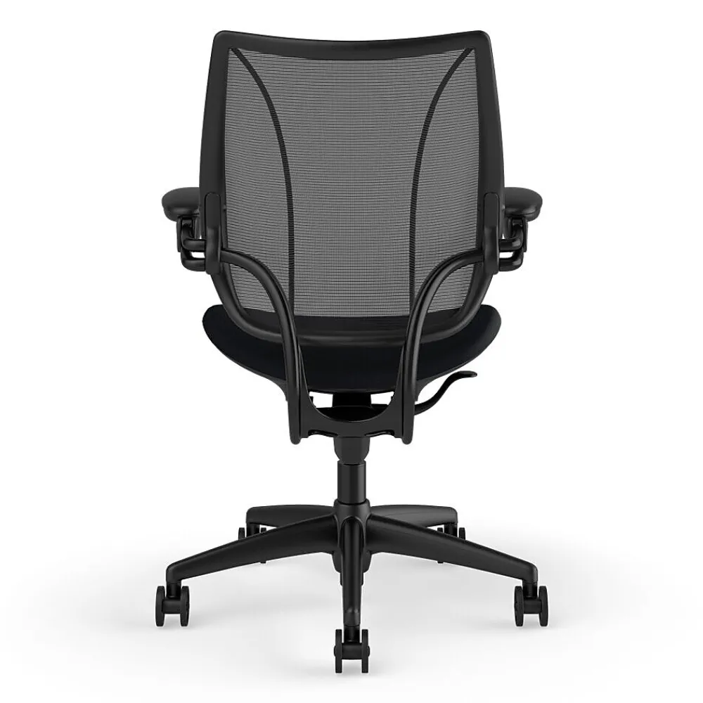 Office Chairs*Humanscale Liberty Ergonomic Fabric Swivel Task Chair, Black (L113BM10CF10XFSHNSC)