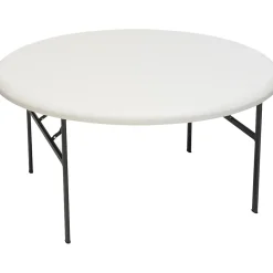 Folding Tables*ICEBERG ® IndestrucTables TOO™ 1200 Series Folding Table, 60" Round, Platinum