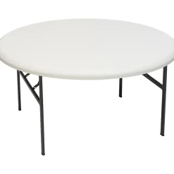 Folding Tables*ICEBERG ® IndestrucTables TOO™ 1200 Series Folding Table, 60" Round, Platinum